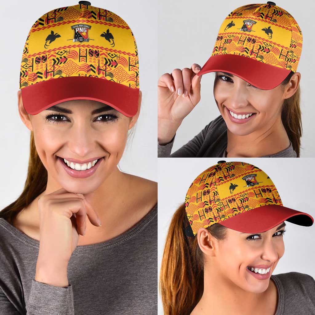 Papua New Guinea Kumuls Classic Cap Bird of Paradise Gold Version LT9 - Polynesian Pride