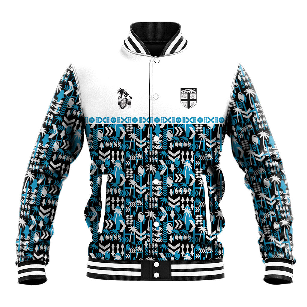 Fiji Bati Baseball Jacket Bati Island Warrior Geometry