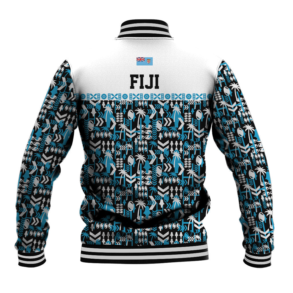 Fiji Bati Baseball Jacket Bati Island Warrior Geometry