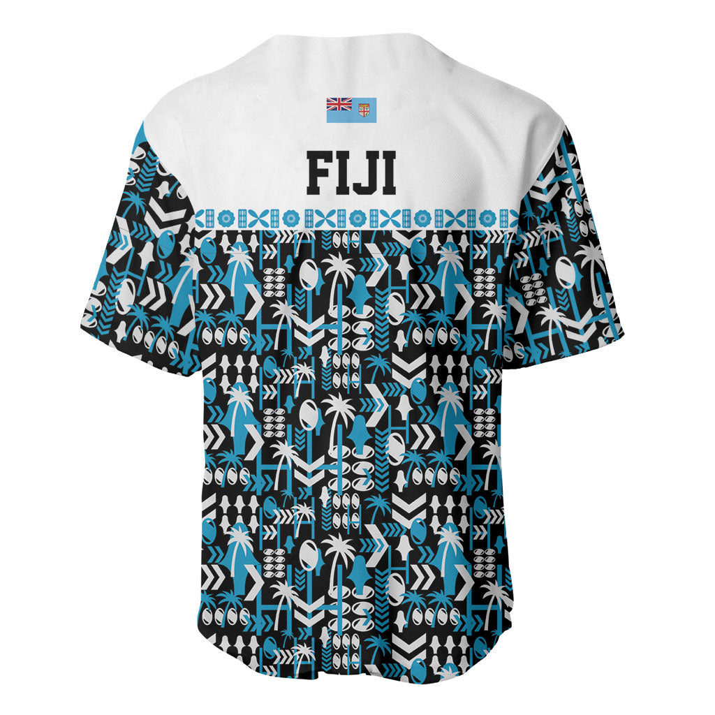 Fiji Bati Baseball Jersey Bati Island Warrior Geometry