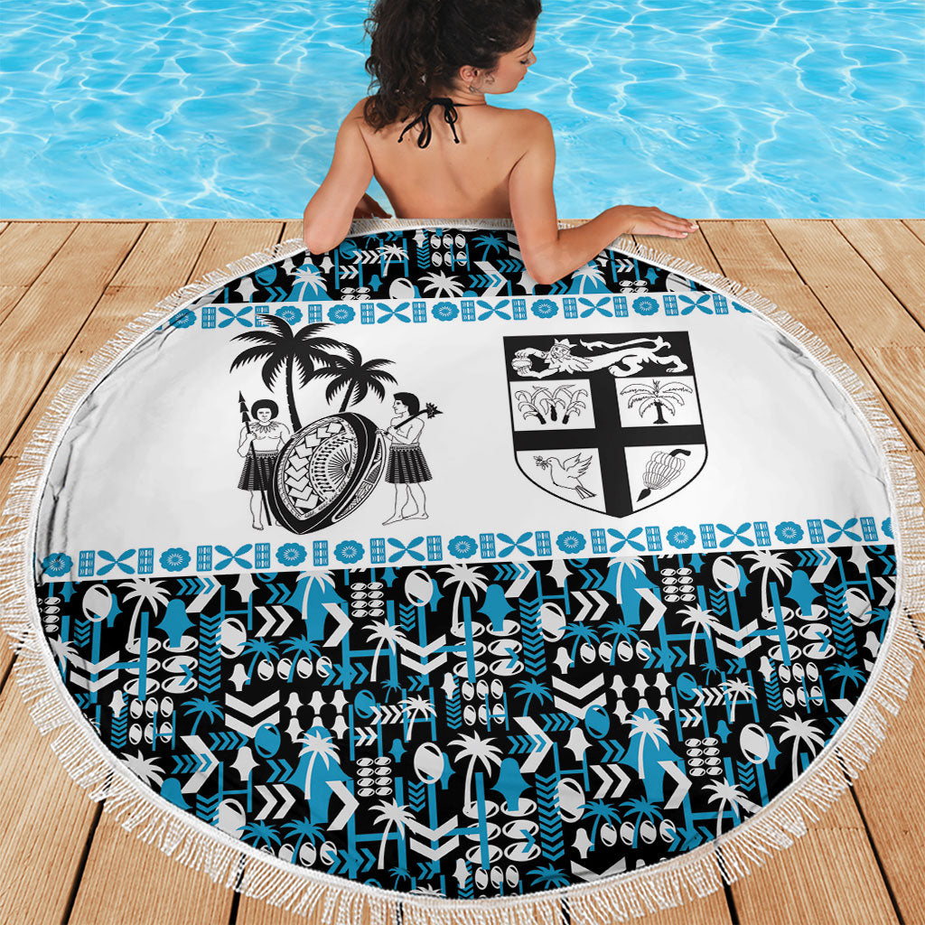 Fiji Bati Beach Blanket Bati Island Warrior Geometry