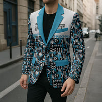 Fiji Bati Blazer Bati Island Warrior Geometry