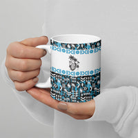 Fiji Bati Ceramic Mug Bati Island Warrior Geometry