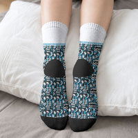 Fiji Bati Crew Socks Bati Island Warrior Geometry LT9 - Polynesian Pride