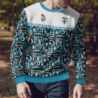 Fiji Bati Ugly Christmas Sweater Bati Island Warrior Geometry