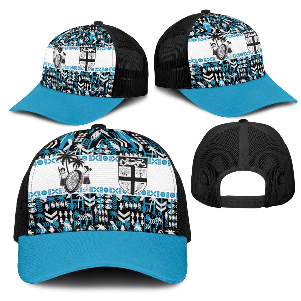 Fiji Bati Mesh Trucker Cap Bati Island Warrior Geometry