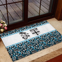 Fiji Bati Rubber Doormat Bati Island Warrior Geometry