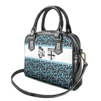 Fiji Bati Shoulder Handbag Bati Island Warrior Geometry LT9 - Polynesian Pride