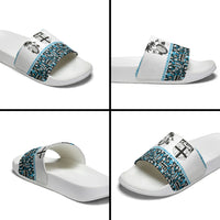 Fiji Bati Slide Sandals Bati Island Warrior Geometry
