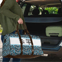 Fiji Bati Travel Bag Bati Island Warrior Geometry