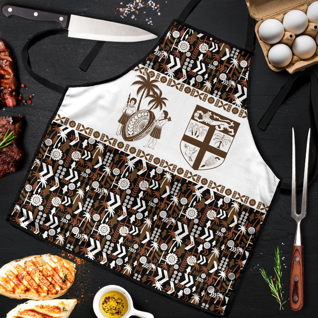 Fiji Bati Apron Masi-inspired Tapa Pattern