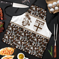 Fiji Bati Apron Masi-inspired Tapa Pattern