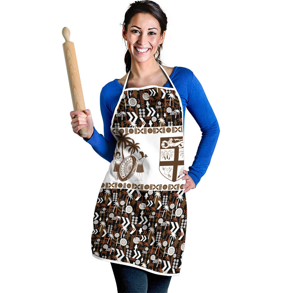 Fiji Bati Apron Masi-inspired Tapa Pattern