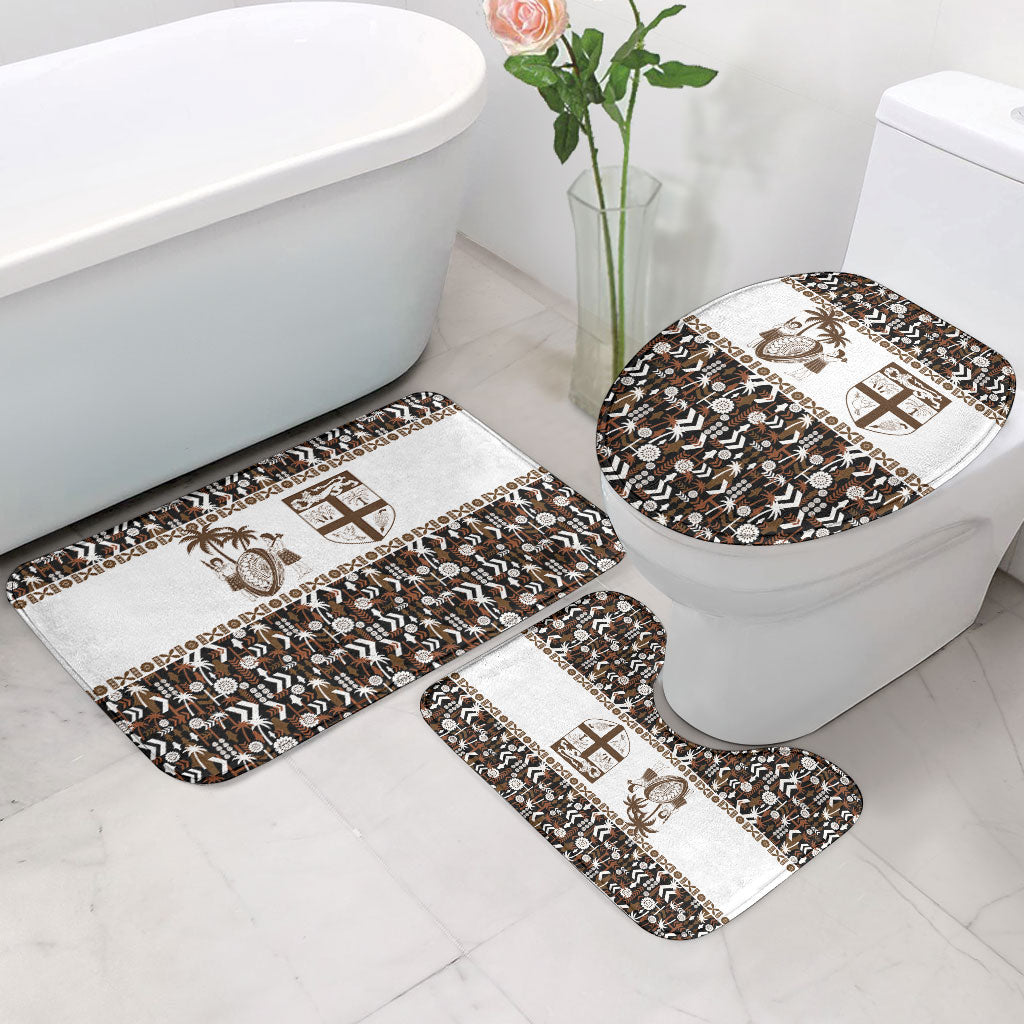 Fiji Bati Bathroom Set Masi-inspired Tapa Pattern