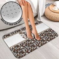 Fiji Bati Bathroom Set Masi-inspired Tapa Pattern