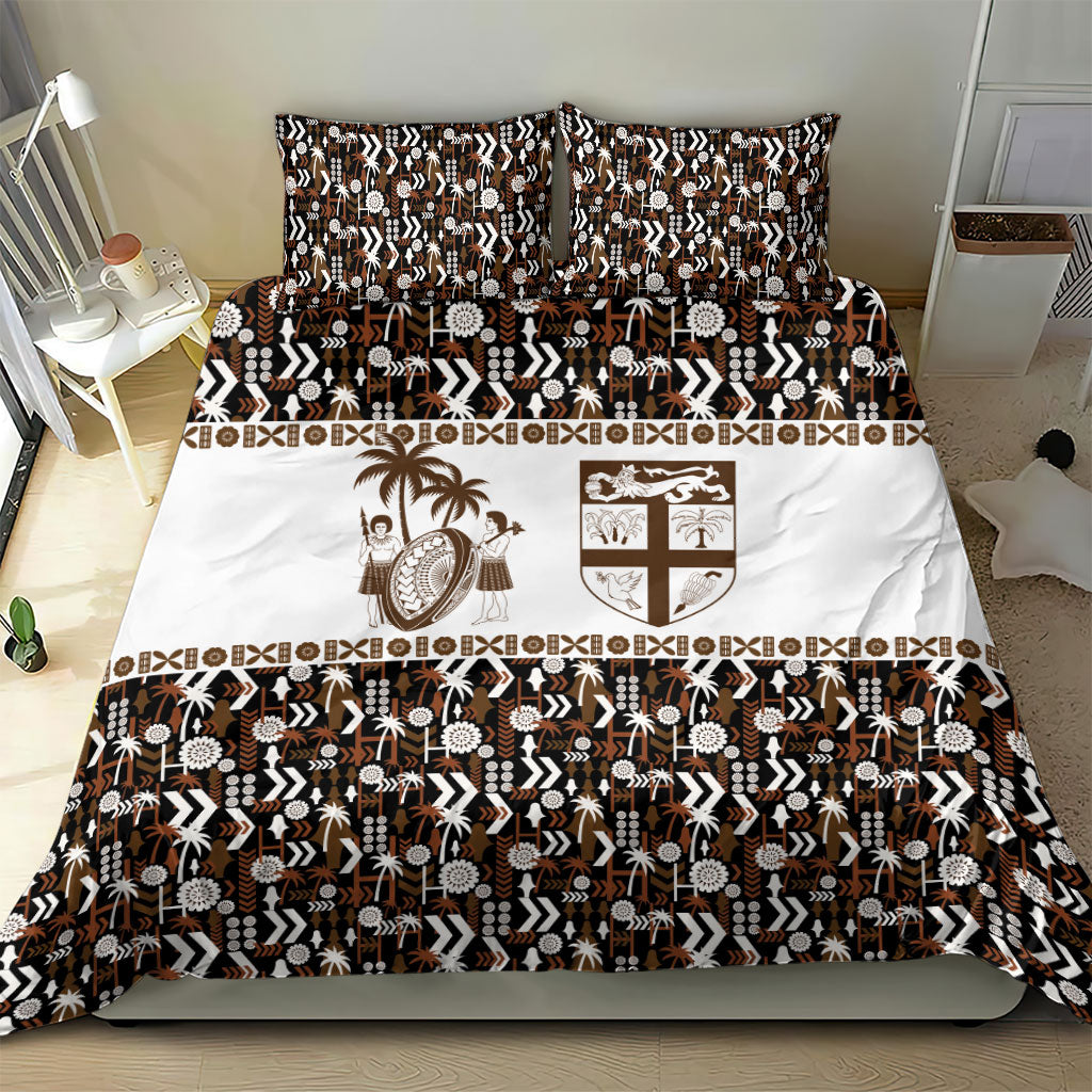 Fiji Bati Bedding Set Masi-inspired Tapa Pattern