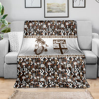 Fiji Bati Blanket Masi-inspired Tapa Pattern