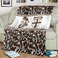 Fiji Bati Blanket Masi-inspired Tapa Pattern