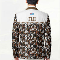 Fiji Bati Blazer Masi-inspired Tapa Pattern LT9 - Polynesian Pride