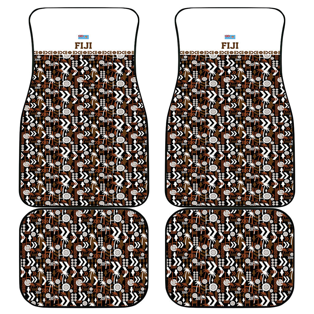 Fiji Bati Car Mats Masi-inspired Tapa Pattern