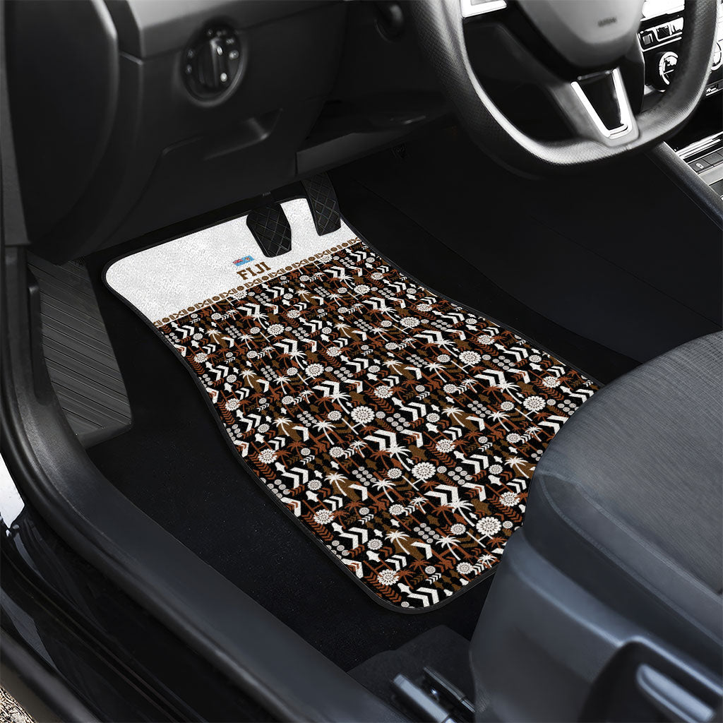 Fiji Bati Car Mats Masi-inspired Tapa Pattern