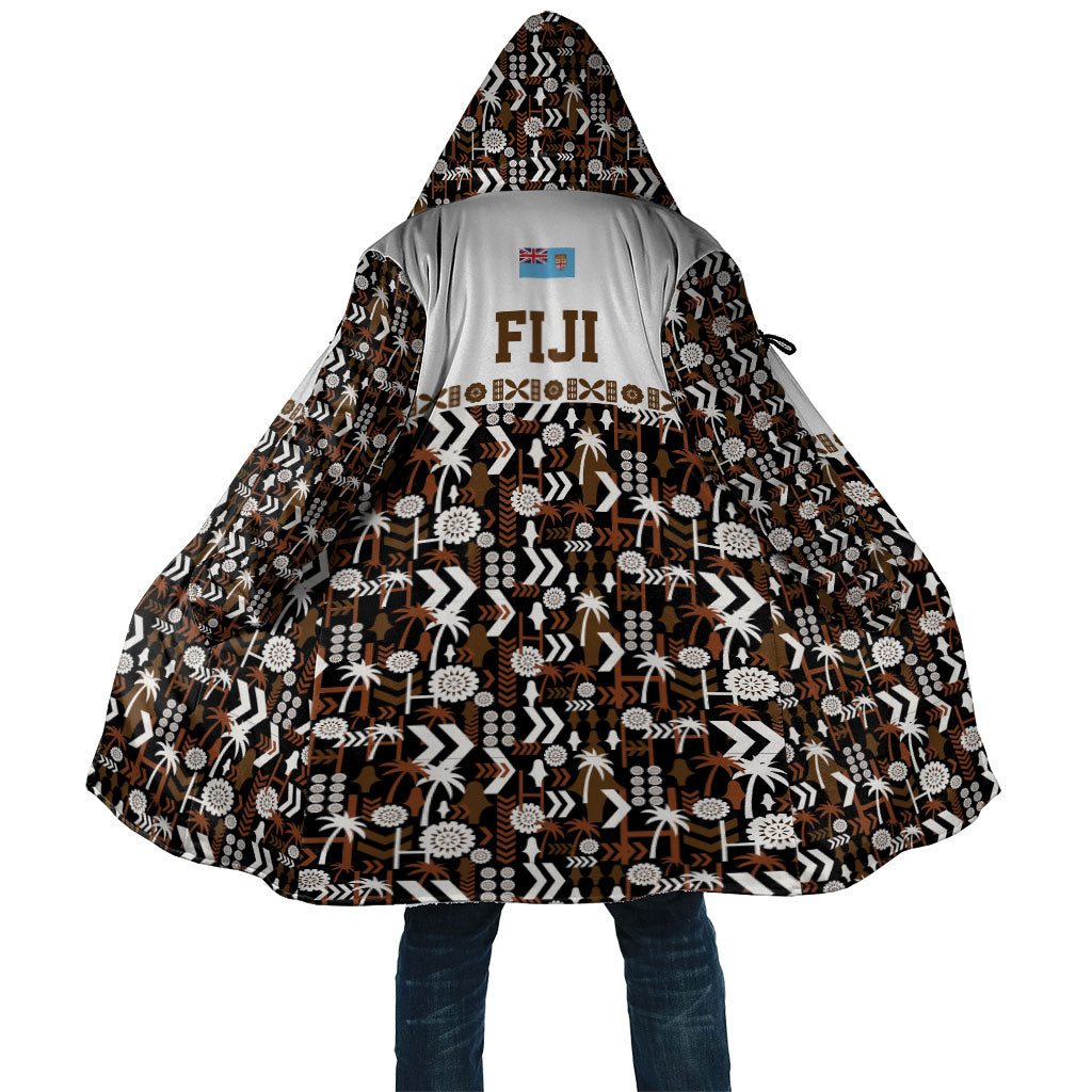 Fiji Bati Cloak Masi-inspired Tapa Pattern