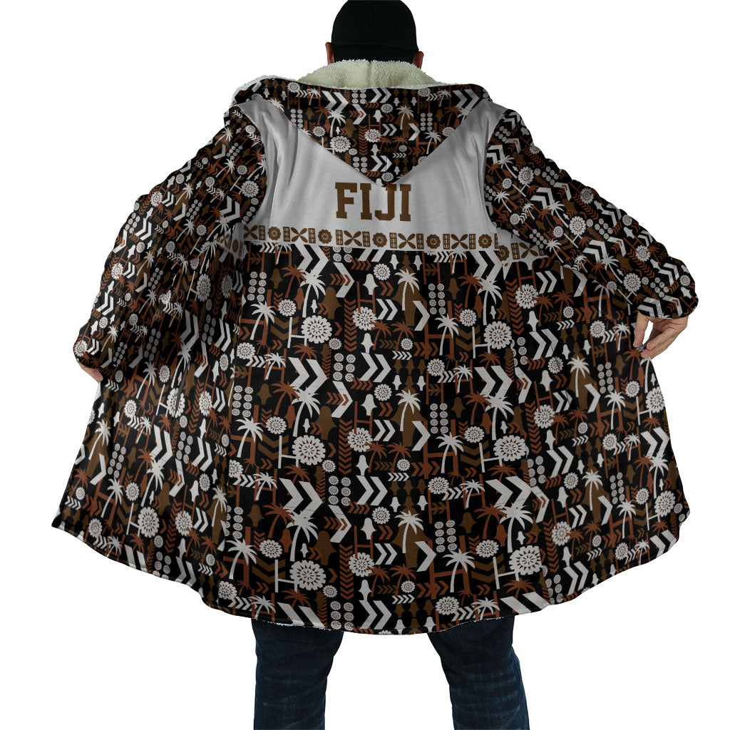 Fiji Bati Cloak Masi-inspired Tapa Pattern