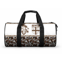 Fiji Bati Duffle Bag Masi-inspired Tapa Pattern