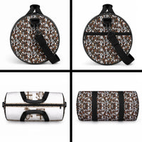 Fiji Bati Duffle Bag Masi-inspired Tapa Pattern
