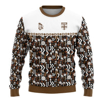 Fiji Bati Ugly Christmas Sweater Masi-inspired Tapa Pattern