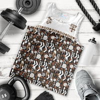 Fiji Bati Men Tank Top Masi-inspired Tapa Pattern LT9 - Polynesian Pride