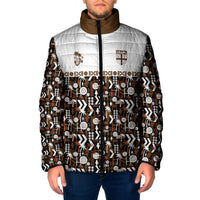 Fiji Bati Padded Jacket Masi-inspired Tapa Pattern