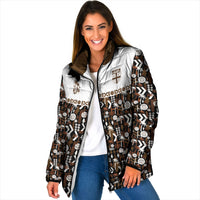 Fiji Bati Padded Jacket Masi-inspired Tapa Pattern