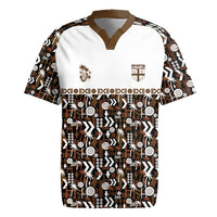 Fiji Bati Rugby Jersey Masi-inspired Tapa Pattern