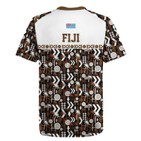 Fiji Bati Rugby Jersey Masi-inspired Tapa Pattern