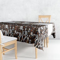 Fiji Bati Tablecloth Masi-inspired Tapa Pattern