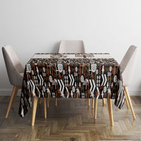 Fiji Bati Tablecloth Masi-inspired Tapa Pattern