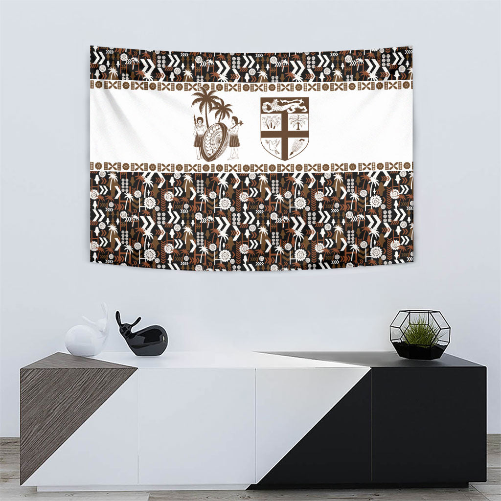 Fiji Bati Tapestry Masi-inspired Tapa Pattern