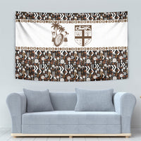 Fiji Bati Tapestry Masi-inspired Tapa Pattern