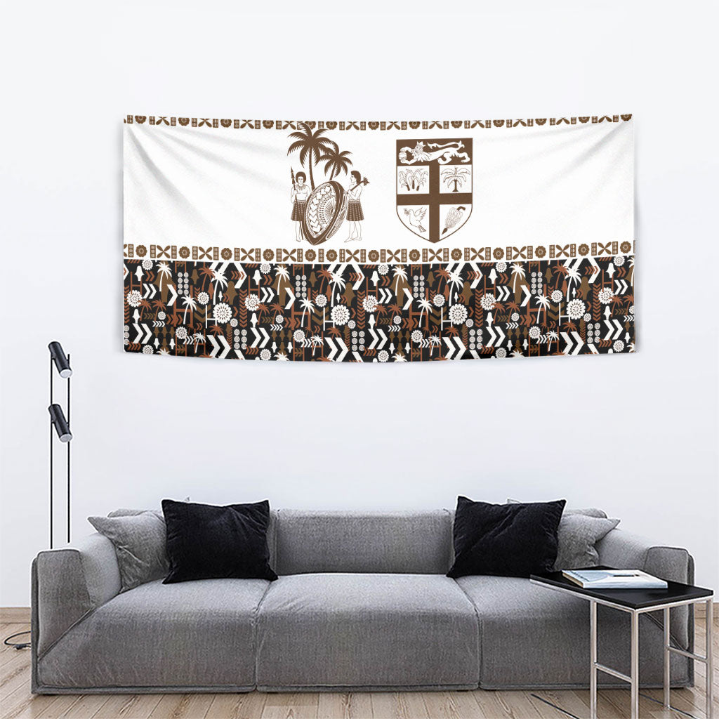 Fiji Bati Tapestry Masi-inspired Tapa Pattern