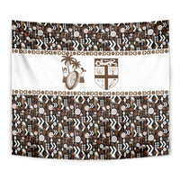 Fiji Bati Tapestry Masi-inspired Tapa Pattern