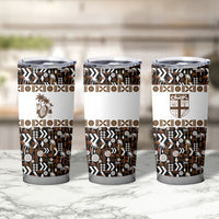 Fiji Bati Tumbler Cup Masi-inspired Tapa Pattern
