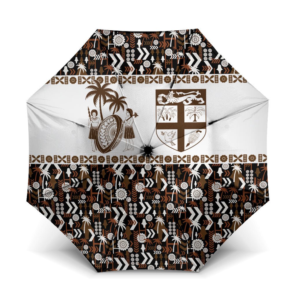 Fiji Bati Umbrella Masi-inspired Tapa Pattern