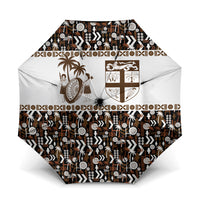 Fiji Bati Umbrella Masi-inspired Tapa Pattern