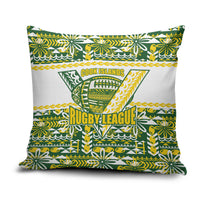 Cook Islands Island Floral Pillow Cover Green Traditional Kuki's Geometric Pattern LT9 Green - Polynesian Pride