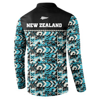 Aotearoa New Zealand Kiwis Tima Riki Motu Button Sweatshirt LT9 - Polynesian Pride