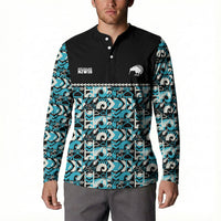 Aotearoa New Zealand Kiwis Tima Riki Motu Button Sweatshirt LT9 - Polynesian Pride