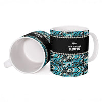 Aotearoa New Zealand Kiwis Tima Riki Motu Ceramic Mug LT9 - Polynesian Pride