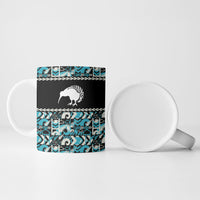 Aotearoa New Zealand Kiwis Tima Riki Motu Ceramic Mug LT9 - Polynesian Pride