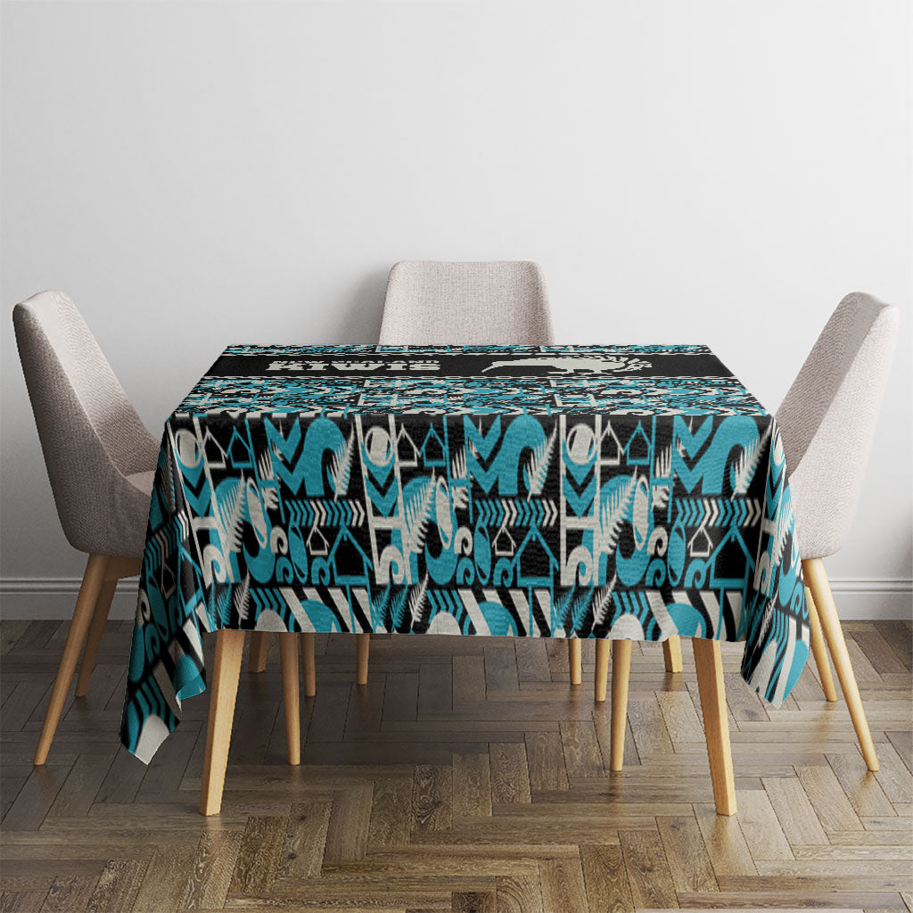 Aotearoa New Zealand Kiwis Tima Riki Motu Tablecloth LT9 - Polynesian Pride